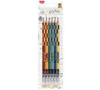 Maped Crayon à papier Harry Potter HB avec gomme Blister de 6 Multicolore