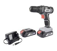 (6) Destornillador recargable 20 V, 2 velocidades, 2 baterías