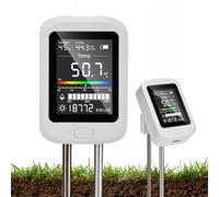 6-en-1 mesureur de sol avec Type-C, mesureur d’humidité pour plantes, capteur d’humidité du sol, mesureur de pH du sol, hygromètre pour plantes et testeur de sol pour pelouse, jardin et plantes en pot
