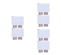 6 Ensembles Calendrier Mural Extra-large 2026, Planning Annuel Anglais | Deux Exemplaires à Partager, Grands Caractères Lisibles, Lignes Nettes, Tons Doux Bleus, pour École, Bureau et Organisation