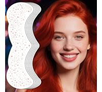 6 Feuilles Autocollants Temporaires De Maquillage Pour Mannequins Style Européen Et Américain Estampés À Chaud En Feuille D'Or Et D'Argent Couleur Or Rose Effet Taches De Rousseur Imperméables
