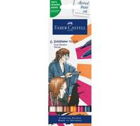 FABER-CASTELL Marqueur Sketch GOLDFABER, étui de 6 Manga