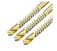 6 forets dentelés de 3 à 8 mm avec revêtement. | Ensemble d'outils de scie dentelée en spirale à rainures hélicoïdales HSS 3 en 1(6Pcs 6.5mm)