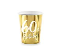 6 gobelets 60 ans