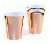 6 Gobelets carton Rose Gold G