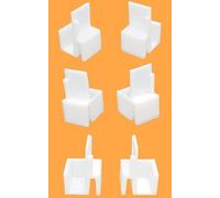 6 Guides pour Porte Coulissante Placard Form/Optimum - Entièrement biodégradable - Matériau de qualité supérieure - Fabriqué en France (6)