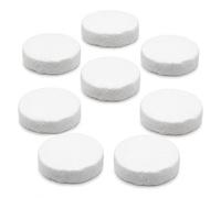 6 Laines Céramiques Bioéthanol 85x85x20mm pour Brasero | Éponges rondes en fibre céramique pour cheminée de table, foyer éthanol, poêle à gel et remplacement de brûleur