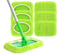 6 Lingettes Réutilisables pour Swiffer Sweeper Microfibre Mop