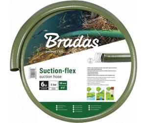 6 m de tuyau d'aspiration et de refoulement avec spirale en acier | Suction-Flex 50 mm