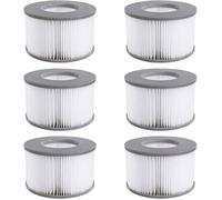 6 Morceaux Filtre Spa Lite pour Mspa, Bateaux et Spa Chauds, pour piscines gonflables MSPA FD2089