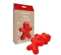 6 Moules Silicone Individuels "Ginger