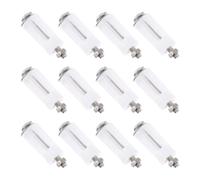 6 Paires Vis de Remplacement Lot pour Siège de Toilette, Blanc | PP et Acier Inoxydable, Haute Stabilité, Ténacité, Montage Simple, Usage Quotidien Domestique