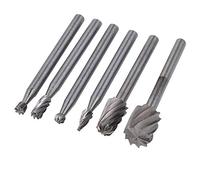 6 PCS HSS Rotatif Multi Outil Fraise Routeur Routeur Fraise À Billes Attachement Compatible Pour Dremel Utile et Pratique Li-ly