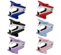 6 PCS Ôte-agrafes Extracteur D'Agrafes pour Agrafeuse Maison Bureau Lécole | etire Agrafe Rapide Outil, Ote Agrafe Bureau pour Enlever des Agrafes en Acier Inoxydable, Mini Outil Dégrafeur Portable