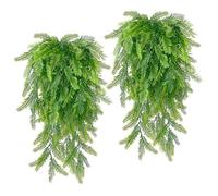6 Pcs Plante Artificielle Tombante Fougère Artificielle Plantes, Décor Intérieur Extérieur Arche Jardin