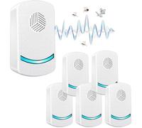6 PCS Repulsif Ultrason Souris Anti-Rongeurs Insectes,Ultrason Anti Moustique Ultrason Souris et Rats, Insectes Répulsif Électroni
