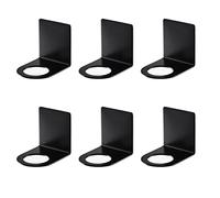 6 Pcs Support Mural pour Pompe à Main, 27mm Porte Distributeur Crochet | Distributeur de Savon Support Mural Acier Inoxydable Porte-Shampooing pour Cuisine, Salle de Bainle