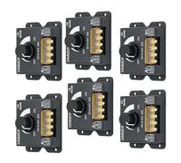 6 Pcs Variateur De Bande Lumineuse Led, 12 V-24 V DC 30a Contrôleur De Variateur Led, Contrôleur D'intensité Bande Led, Contrôleur De Gradation Pwm Convient pour bande LED unicolore