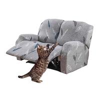 6 Pièce Housse De Fauteuil Inclinable, Doux Antidérapante avec Poche Latérale Housse Fauteuil Relax Electrique 2 Places, Spandex Housse De Canapé Fauteuil Protege de Meubles Lavable ( Color : #38 )
