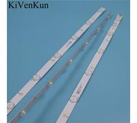 6 piece2 lot Bandes de rétro-éclairage LED pour LG 32LV300C, 7 lampes, Kit de barres de TV, lentille HD 620 GJ-2K16 D2P5-315 LB32080 V0_00, D307-V2.2 mm ( Nipseyteko )