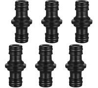 6 Pièces 1/2 Pouce Double Connecteur Tuyau d’arrosage Raccords de Tuyaux Schlauchkupplung Gardena Connecteur Double Prolongateur)