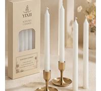 6 pièces/4 pièces Set de bougies parfumées à tige longue (25 cm*2 cm), durée de combustion de 4 heures, fabriquées à partir d'un mélange de cire de soja, design cylindrique effilé de la tige, contient
