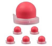 6 Pièces 694394 Poire D'amorce de Carburateur, Kit Pompe d'Amorçage pour Petits Moteurs à Essence, Compatible 694394 494408 5084, Caoutchouc et Plastique de Haute Qualité, Rouge