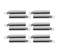 6 Pièces Acier Inoxydable Tube de Transfert Standard pour Barbecue à Gaz | Pont de Brûleur Argenté, Équilibre Thermique, Réparation du Gril Familial