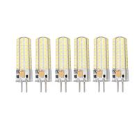 6 Pièces Ampoule LED GY6.35 7W équivalent 60W AC DC 12V Support de Lampe 700 Lm 72 LED 360 Degrés Ampoule de Maïs Blanc Chaud et Blanc Jour