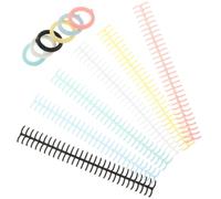 6 Pièces Anneaux de Reliure pour Bloc-notes A4 | Surface Lisse, Bien Poli, Usage Simple, Rangement Pratique, pour Maison et École, Format DIY