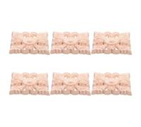 6 Pièces Applique Décorative D’angle Sculpté Style Européen | Structure Carrée Ajourée, Découpe Précise à Main, pour Meubles Bois et Portes Cuisine