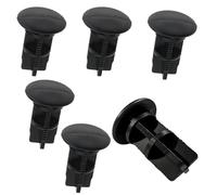 6 Pièces Axes de Charnière pour Couvercle de Poubelle en Plastique, Fixation de Rechange pour Différentes Tailles de Bacs, Goupilles Charnière Universelles Pour Usage Domestique et Professionnel, Noir