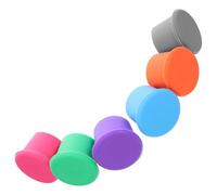 6 Pièces Bouchon de Bouteille de Vin en Silicone, Couleurs | Préserve L’arôme, Limite L’entrée D’air, Facile à Nettoyer, Réutilisable pour Restaurant et Fêtes