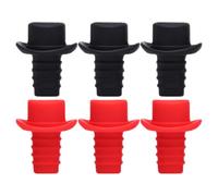 6 Pièces Bouchon de Vin en Silicone, Design Spiralé, Réutilisable | Fermeture Étanche, Limite L’écoulement, Convient aux Bouteilles D’huile Vinaigre, Style Classique
