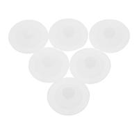 6 pièces Bouchon en Silicone Anti-Fuite pour Gourde, Rond, Blanc, hivernal | Joint Étanche Remplaçable, Installation Facile, pour Bouteilles Inox et Modèles Ventrus, Camping ou Déplacements Quotidiens