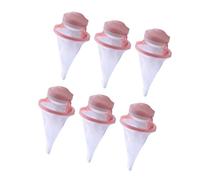 6 pièces boule attrape-poils d ' animaux de compagnie de filtrage de cheveux flottant élimination efficace des peluches pour le nettoyage des vêtements de Machine à laver boule flottante des