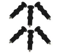 6 Pièces Boulons de Fixation du Siège de Toilette à Expansion | Accessoires D'installation pour Abattant Wc, Montage, Bouchons Plastiques Inclus, Pp, Lot de Pièces