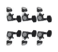 6 pièces boutons de tête de Machine de guitare e réglage cheville de réglage de corde de guitare en métal pour guitares acoustiques ou électriques boutons de tête de Machine durables