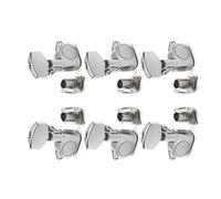 6 pièces boutons de tête de Machine de guitare e réglage cheville de réglage de corde de guitare en métal pour guitares acoustiques ou électriques boutons de tête de Machine durables