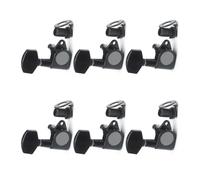 6 pièces boutons de tête de Machine de guitare e réglage cheville de réglage de corde de guitare en métal pour guitares acoustiques ou électriques boutons de tête de Machine durables