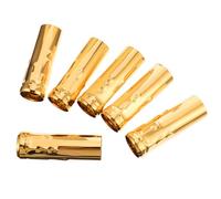 6 pièces cache-lustre bougie en fer or pour lustre rétro | Style européen créatif, réutilisable pour chandelier à bougie, remplacement des anciens caches de douille, pour cristal