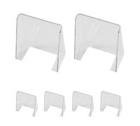 6 Pièces Cache-Sonnette Extérieur PP Protection Anti-Pluie UV | Adhésif Simple, Accès Facile, Usage Façade et Porche, pour Bouton et Sonnette, Finition Blanche