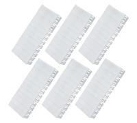 6 Pièces Cache Tableau Electrique, 12 Caches Modulaires 6Te Pour Coffret Électrique, Extensibles À 12Te, Compatibles F-Tronic, Hager, Hensel, Cache Aveugle Pour Tableau De Distribution