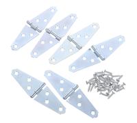 6 Pièces Charnière à Sangle Robuste 4 Pouces en Fer
