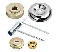 6 Pièces Débroussailleuse en Métal Accessoires, Kit Ecrou Tete pour Jardin Tondeuse à Gazon, Kit Fixation écrou Lame Boîte, Kit D'adaptateur Convient Aux Pièces Générales de Tondeuse