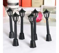 6 pièces Décoration artisanale avec design de lampadaire de rue, meilleurs cadeaux Taille Unique,12 pièces,3 pièces,1 PCSPolypropylène