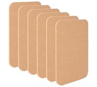6 Pièces Dessous de Plat en Liège 30 x 20 cm Protecteurs de Vaisselle,Protection Poele et Casserole, Séparateurs D'assiettes, Tapis en Liège, Panneau Muraux Liège