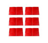 6 pièces deux dossiers de poches organisateur de documents format lettre avec poche 11.4x9.25 pouces 2 dossiers de poche pour dossiers de fichiers de bureau scolaire