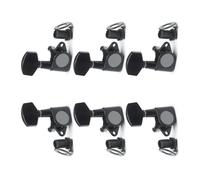 6 pièces en métal guitare corde Tuning cheville remplacement guitare Machine tête boutons réglage coustique guitares accordeur Machine tête boutons