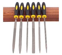 6 Pièces En Métal Mini Assortiment Râpe Jeu De Fichiers D'aiguille De Diamant Outil De Réparation Bijoux Bois Meulage Main Fichier Outils 140x3mm